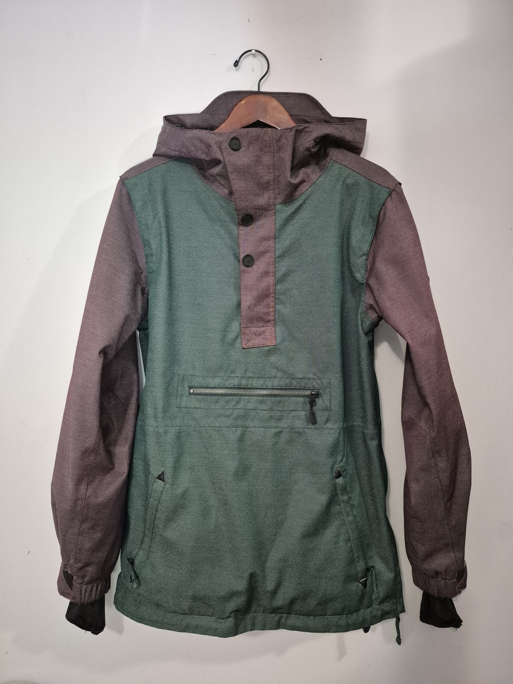 Volcom Men's Brighton Pullover Droprail Snowboard Jacket - Small